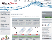 Tablet Screenshot of filtersfirst.co.uk